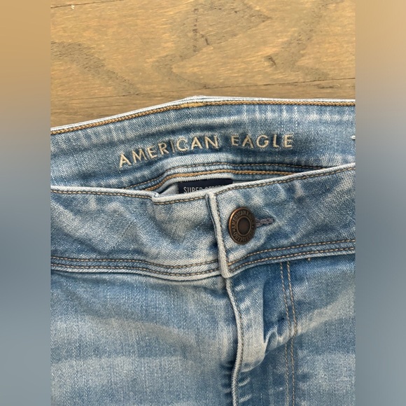 American Eagle Kick Boot Light Wash Boot Cut Jeans women’s size 20 Long - Picture 8 of 13